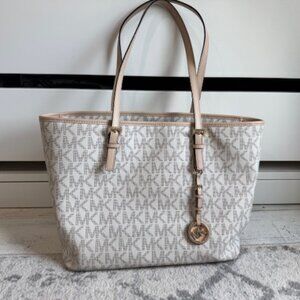 Medium white Michael Kors Tote bag